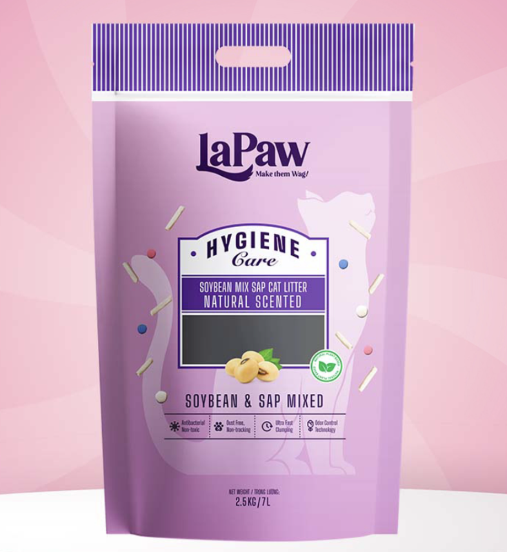 Cát đậu nành trộn với hạt siêu thấm SAP (Super Absorbent Polymer)